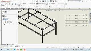 Bài 1 Hướng dẫn xuất bản vẽ tính vật tư trong Weldment Cut List Trong Solidworks