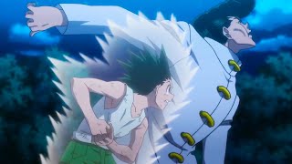 ゴンがジャジャンケンフォームでナックルに反撃, Gon counterattacks Knuckle with Jajanken form || ハンター×ハンター