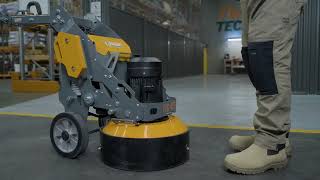 Flextool Planetary Concrete Grinder: product demonstration