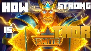 Smite Thor Mythology and how strong was he?