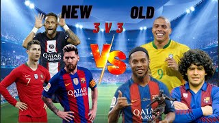 New VS Old / NRM - MNR / Neymar, Ronaldo, Messi VS Maradona, Nazario, Ronaldinho