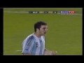 World Cup Qualifiers 2010 - Argentina 2 - 1 Peru Higuain Palermo Goals 11/10/09