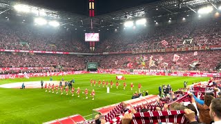 1. FC Köln Hymne (vs. Hoffenheim) I Stadionperspektive