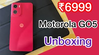 Motorola g05 unboxing | ₹6,999 budget | Best smartphone under ₹7000 | stock Android |