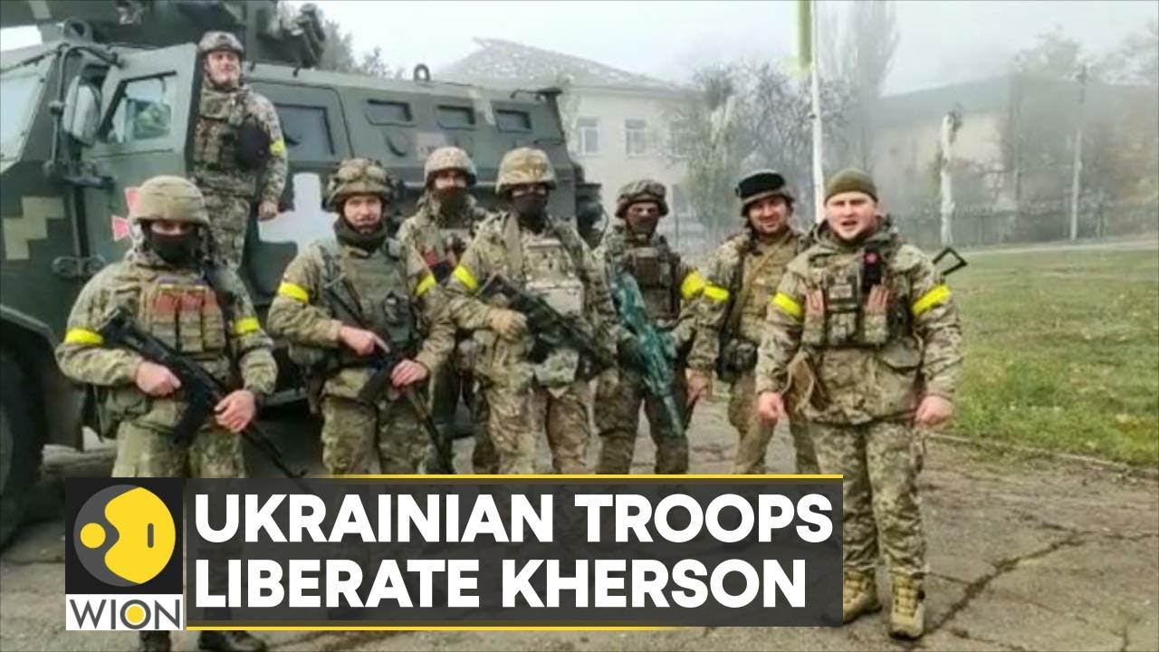 Ukrainian Troops Liberate Kherson As Russia Withdraw Forces | World ...