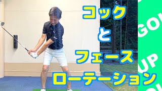 【ゴルフレッスン】コック・フェースローテーションのやり方