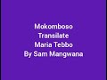 Maria Tebbo Tebola by Sam Mangwana lyrics. By Mokomboso