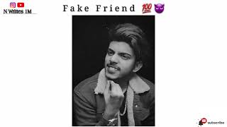 Fake Friends whatsapp status | dosti status | fake friends status sad friendship whatsapp status