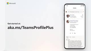 Sample low code apps for Teams - Profile Plus
