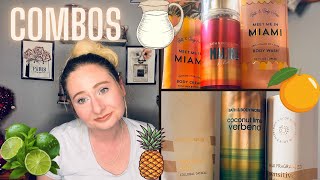 BODY CARE COMBOS | BATH \u0026 BODY WORKS | SHOWER ROUTINES | SAS SCENTS | Milk 🥛 Lime 🍋‍🟩 Pineapple 🍍