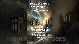 Das Geheimnis der Voynich Manuskripts  #history #geschichte #mysterium