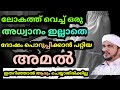 ലോകത്ത് വെച്ച് ഒരു അധ്വാനം ഇല്ലാത്ത ദോഷം പൊറുപ്പിക്കാൻ പറ്റിയ അമൽ അറിഞ്ഞാൽ ഇത് ചെയ്യാതിരിക്കില്ല