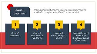 ศาสนากับการดำเนินชีวิต