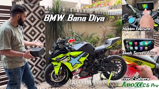 BMW Features in KTM RC 390 SONIC | Aoocci C6 Pro 6 inch TFT Screen | Free Camera | GPS for All Bikes