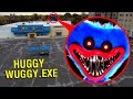 DRONE CATCHES HUGGY WUGGY.EXE FROM POPPY PLAYTIME AT HAUNTED TOY FACTORY!! *GIANT HUGGY WUGGY*