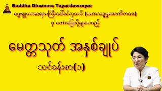 မေတ္တသုတ်အနှစ်ချုပ်(၁) #တရားတော်များ #မေတ္တာပို့ #ပရိတ်တော်များ #dharma #ပရိတ် #ပရိတ်ကြီး #trending