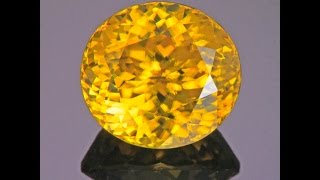 Yellow Zircon 9.15 Carat