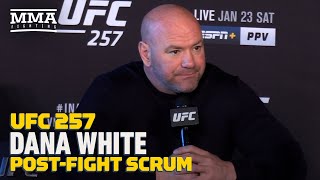 UFC 257: Dana White Talks Khabib Update, Dustin Poirier's Win - MMA Fighting