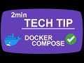 2 min TECH TIP : Use Docker Compose More! | DevOps
