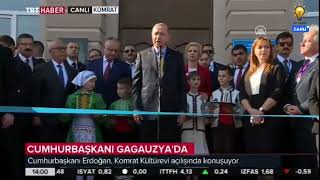 Cumhurbaşkanımız Erdoğan, Kültür Evi’nin açılışında konuştu