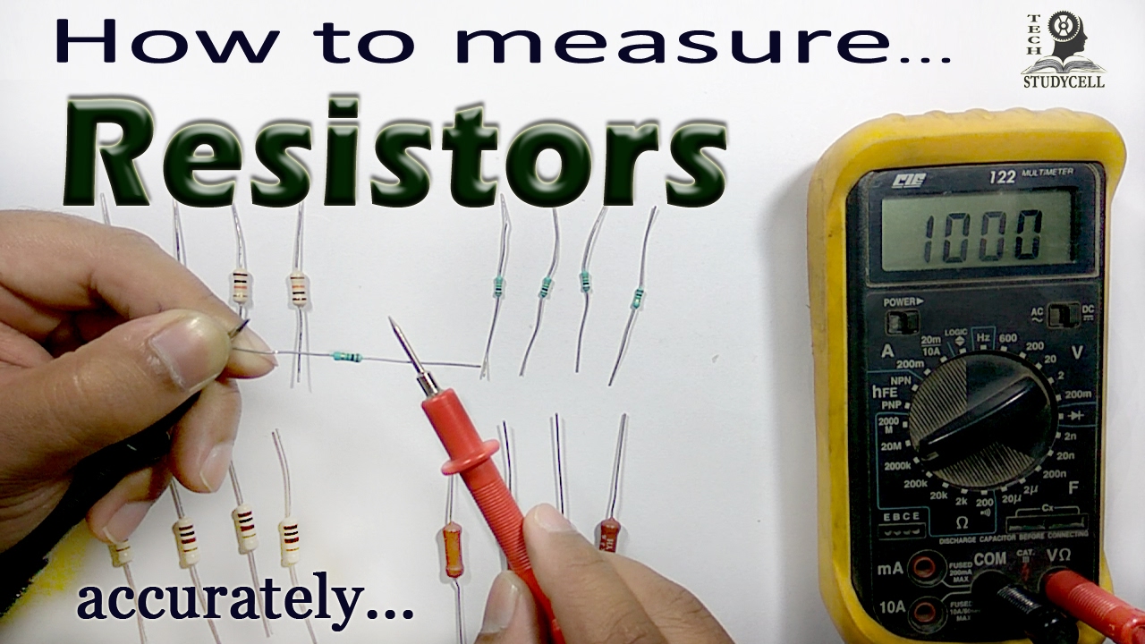 How To Measure Resistance With Digital Multimeter / Multimeter Tutorial ...