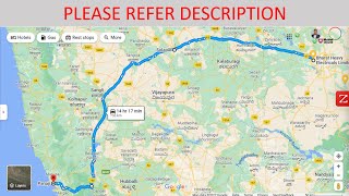 Best National Highway (NH) route from Hyderabad to Goa (BHEL-Solapur-Sangli-Belgavi-Londa-Panaji)