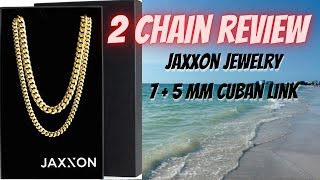 JAXXON CUBAN LINK REVIEW 5MM \u0026 7MM | Tampa Bay Florida Unboxing