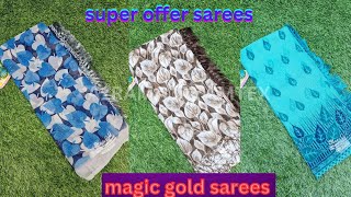 🔴Live magic gold sarees and monika cotton sarees booking no:9626660615