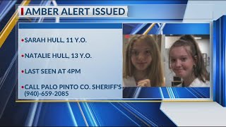 Amber Alert issued for 2 girls missing from Palo Pinto County