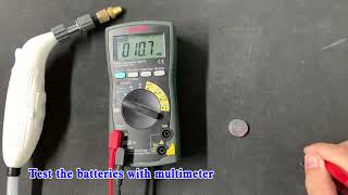 Kingpump A380-2 cleaning machine -- How to test the battery with multimeter