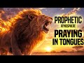 Powerful prophetic atmosphere praying in tongues