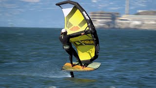 Johnny Heineken Wing Foiling in the San Francisco Bay