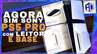 PS5 PRO com LEITOR de DISCO e BASE... Agora SIM SONY! 👍😂 | AlanDigas