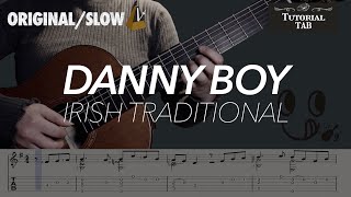 Danny Boy(Londonderry Air) - Irish Traditional (Fingerstyle Tutorial with TAB)