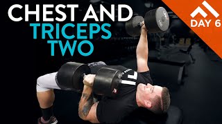 CHEST AND TRICEPS MUSCULAR ENDURANCE | WEEK IN THE SWOLE PROGRAM DAY 6