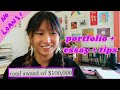 How I Received a $100,000 Scholarship to a Private Art School // my portfolio + essay + tips