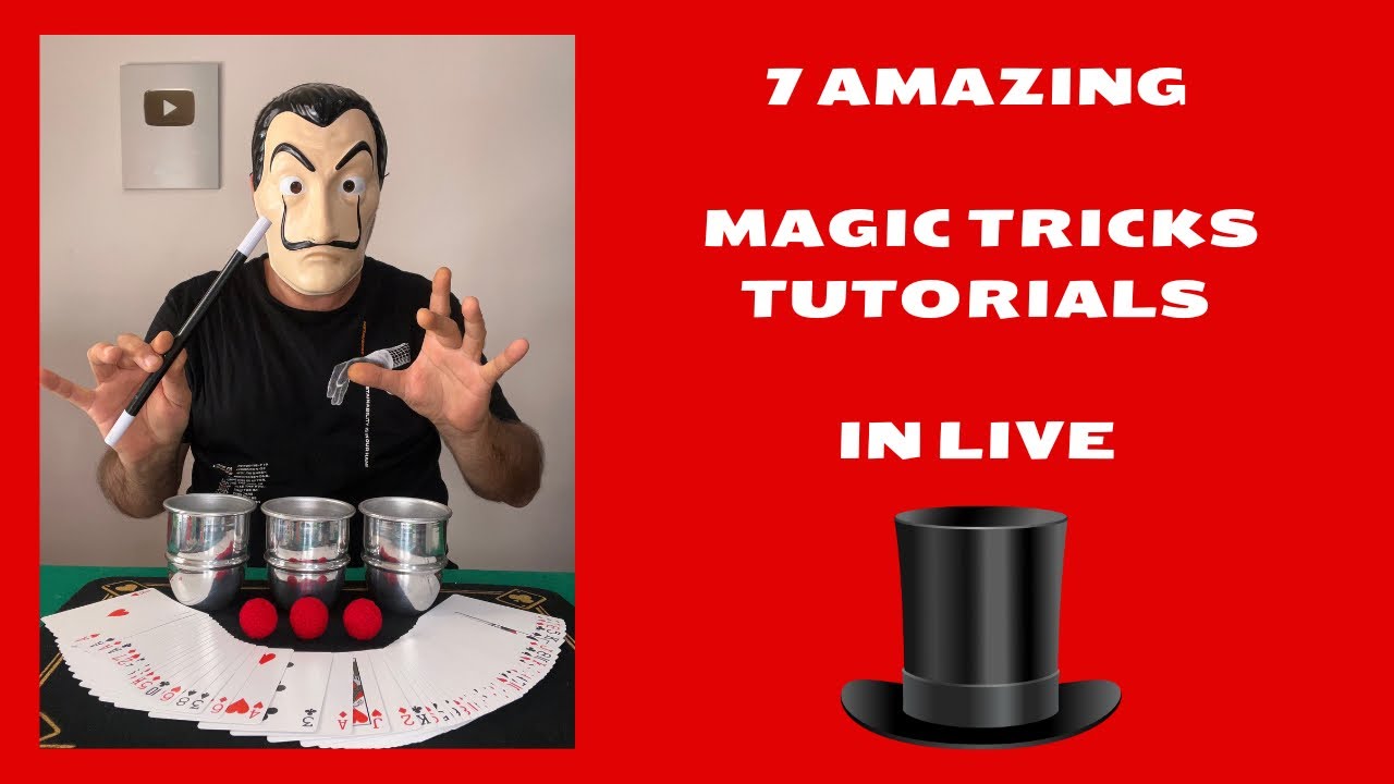7 Amazing Magic Tricks Tutorials In Live Youtube