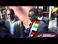 President Mnangagwa casts his vote