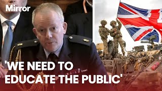 Defence Chief's CHILLING WARNING to the British public