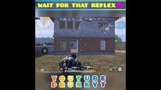 FASTEST REFLEX EVER😈| 1V4 MOMENT | PUBG MOBILE #SHORTS