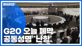 트럼프 주도 G20 오늘 폐막...공동성명 '난항' / YTN