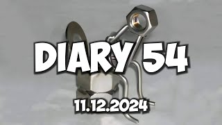 Diary54 - 11.12.2024 Aina EI jaksa !!