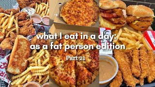 🐖 what I eat in a day as a FAT person part 21 || cringe fat acceptance tiktoks compilation 🐖