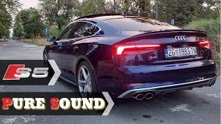 2017 Audi S5 Startup Sound \u0026 Revs/ Stock Exhaust SOUND (Pops, Crackles)