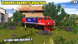 BERBURU LOKOMOTIF VIRAL RNB - HUNTING KERETA PART 89