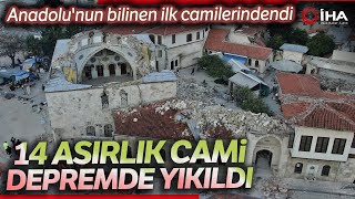 Hatay’da Deprem Tarihi Yerleri de Vurdu, 14 Asırlık Cami Yıkıldı