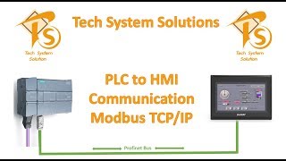 PLC to HMI communication l Modbus TCP/IP l TIA portal l Siemens l UniMAT