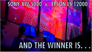 Shootout! SONY VPL-XW5000ES vs EPSON Pro Cinema LS12000 4k Projector. MWAVE 2022