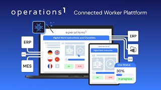 Digital work instructions for production | Demo by Operations1