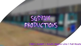 (OpenBVE) | HJNRT | C387 | South Region Line